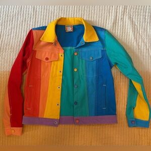 Mokuyobi Rainbow Denim Jacket
